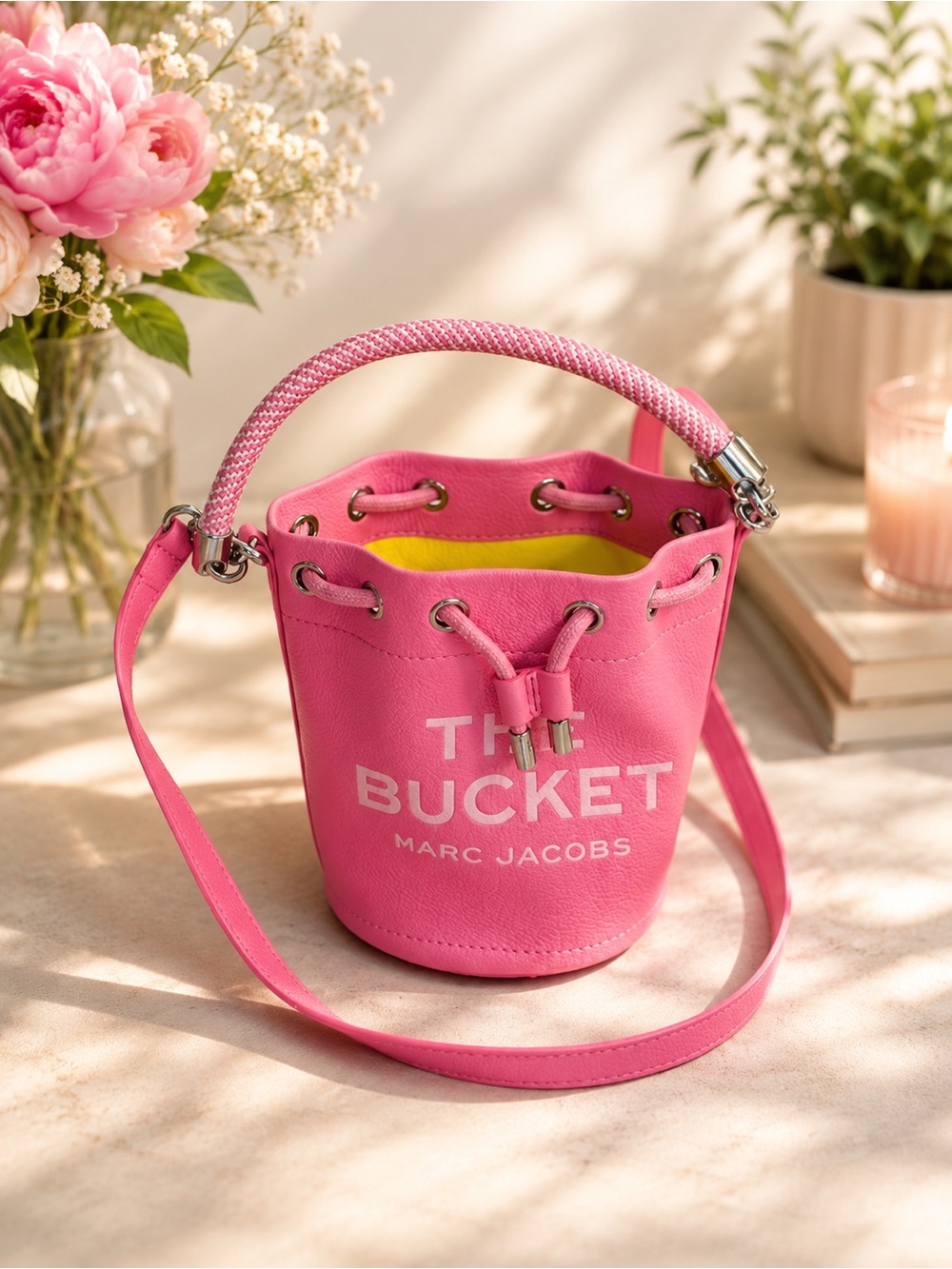 Marc Jacobs Pink Mini Bucket Bag